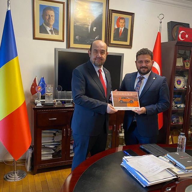 Kumluca Ticaret ve Sanayi Odası Meclis Başkanı, Romanya-Türkiye Ticaret ve Sanayi Odası Başkanı ile görüştü.