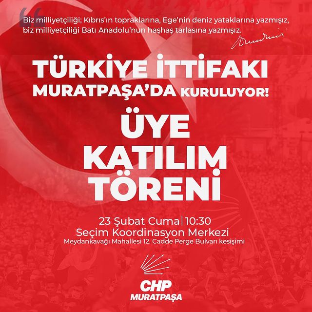 CHP ve İyi Parti, Atatürk'ün ilke ve devrimlerine bağlılıkta buluşuyor